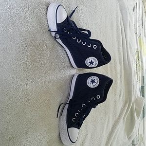 Converse crochet high tops